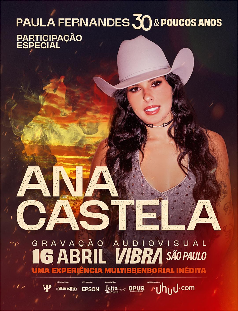 Paula Fernandes Anuncia Ana Castela como Participação Especial em Novo Audiovisual