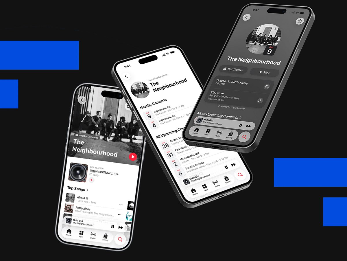 Apple Music Integra Shows e Ingressos no App com Bandsintown e Ticketmaster no iOS 26.4