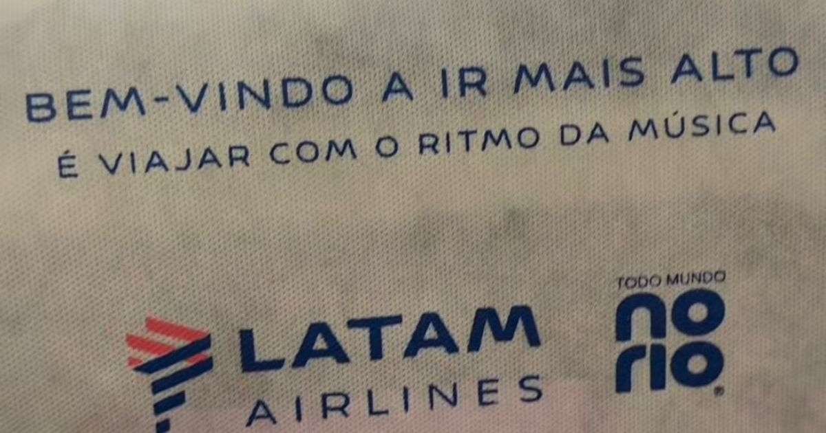 LATAM realiza voo temático em comemoração ao show de Shakira em Copacabana
