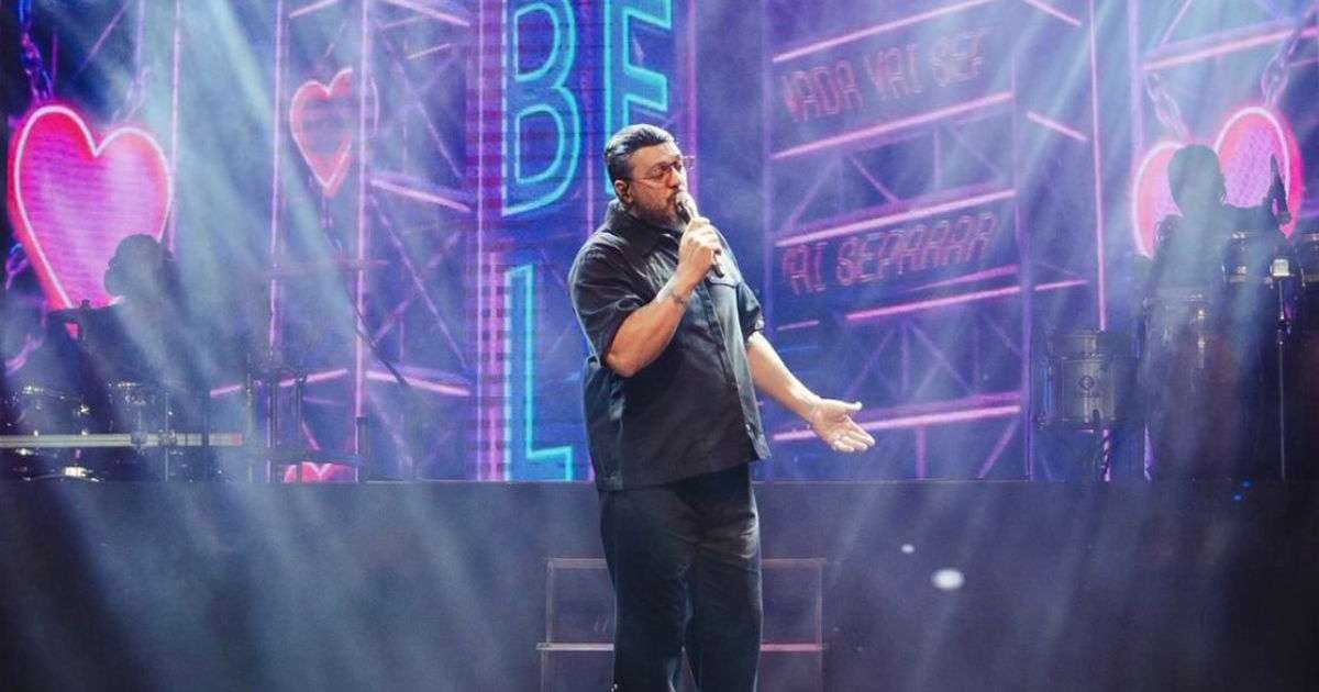 Show do Belo gera polêmica com cena de beijo em ‘Três Graças’