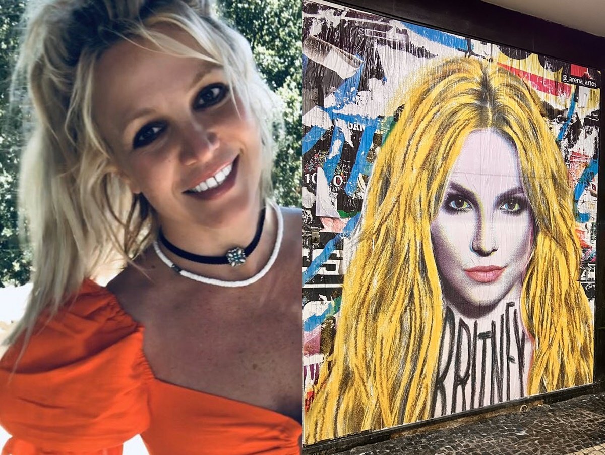Britney Spears ganha mural em Copacabana: saiba em qual rua