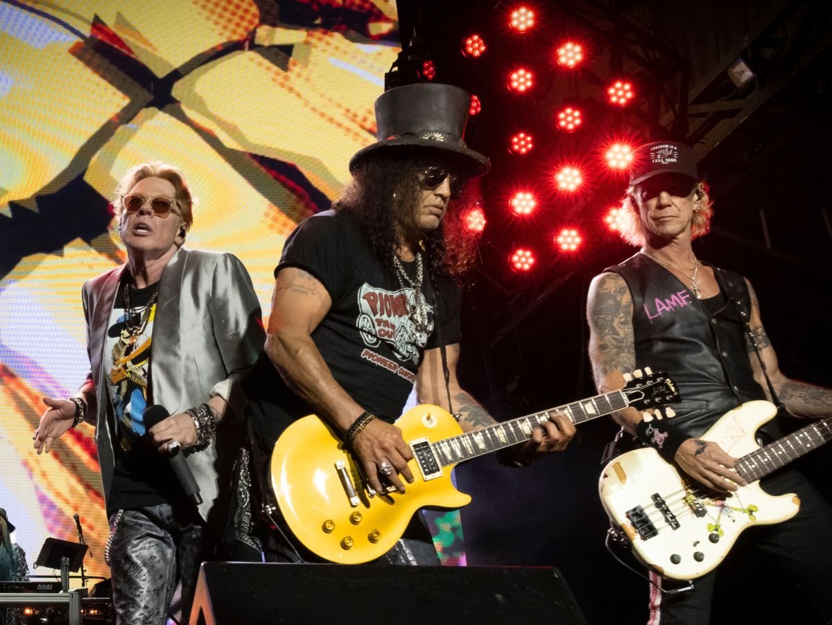 Guns N’ Roses inicia turnê no Brasil com público gigante e números impressionam