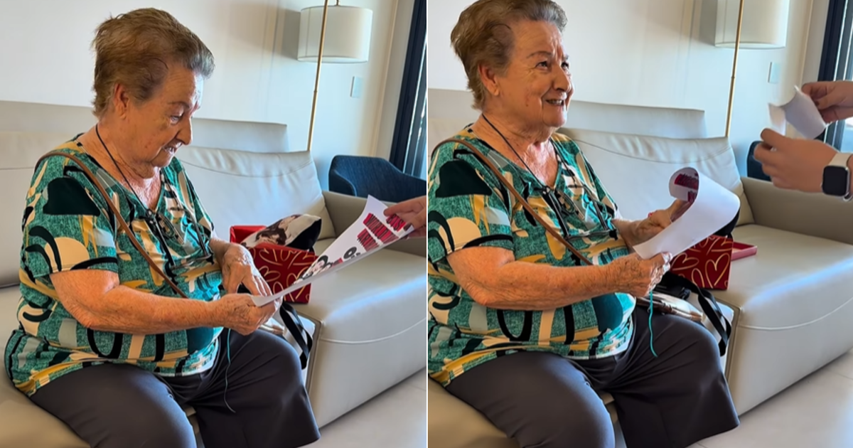 Vovó de 86 anos viraliza ao ganhar ingressos para show do BTS; veja vídeo