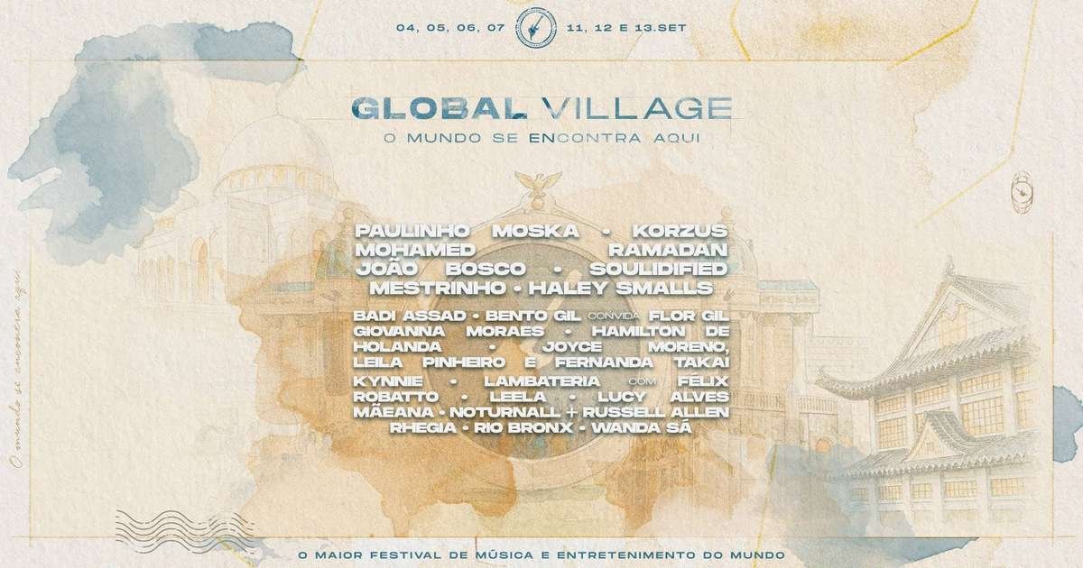 Rock in Rio 2026 Confirma Artistas do Palco Global Village