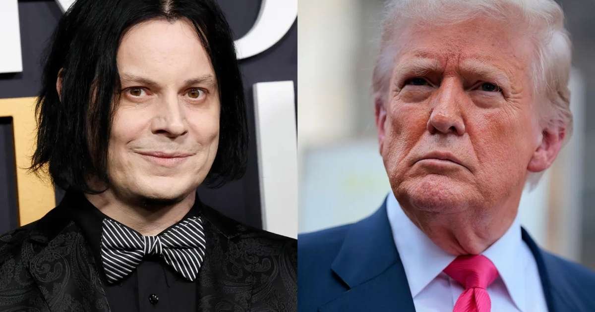 Reações de Jack White à Estátua Dourada de Trump